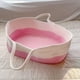 thumbnail image 1 of Cesta Cambiadora De Pañales Para Bebés, Cuna De Viaje Para Padres Recién Nacidos, Artículo Imprescindible Para Viajes, Color Rosa, 1 of 8