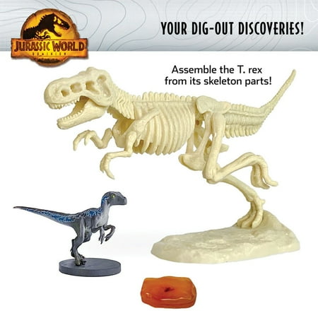 Jurassic World: Dominion Dinosaur Dig - Blue, T. Rex, and Amber (Other)