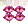 thumbnail image 3 of 4Pcs Aluminum Film Balloons Lips Design Balloons Wedding Party Decor Background Setting for Valentine, 3 of 7