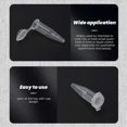 thumbnail image 4 of 500 Pcs Laboratory Clear White Mark Printed Plastic Centrifuge Tube 1.5ml, 4 of 5