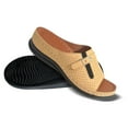 thumbnail image 4 of Slippers for Women,Wedge Sandals Summer Fashion Lightweight Buckle Design Comfortable Casual Outdoor Beach Walking Shoes,Womens Slippers,Yellow,5, 4 of 6
