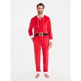 thumbnail image 2 of Christmas Men's SatnaCon Santa Suit One-Piece Union Suit from Holiday Time, Sizes M-XL, 2 of 5