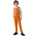 thumbnail image 1 of Suit Reskay de 5 piezas para niños con chaleco, pantalones y corbata, talla 12, 1 of 6