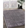 thumbnail image 3 of Ahgly Company Machine Washable Indoor Square Industrial Modern Eggplant Purple Area Rugs, 8' Square, 3 of 7