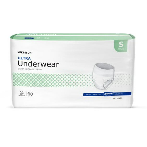 McKesson Adult Pull On Underwear, Heavy Absorbency, Small, 88 count ...