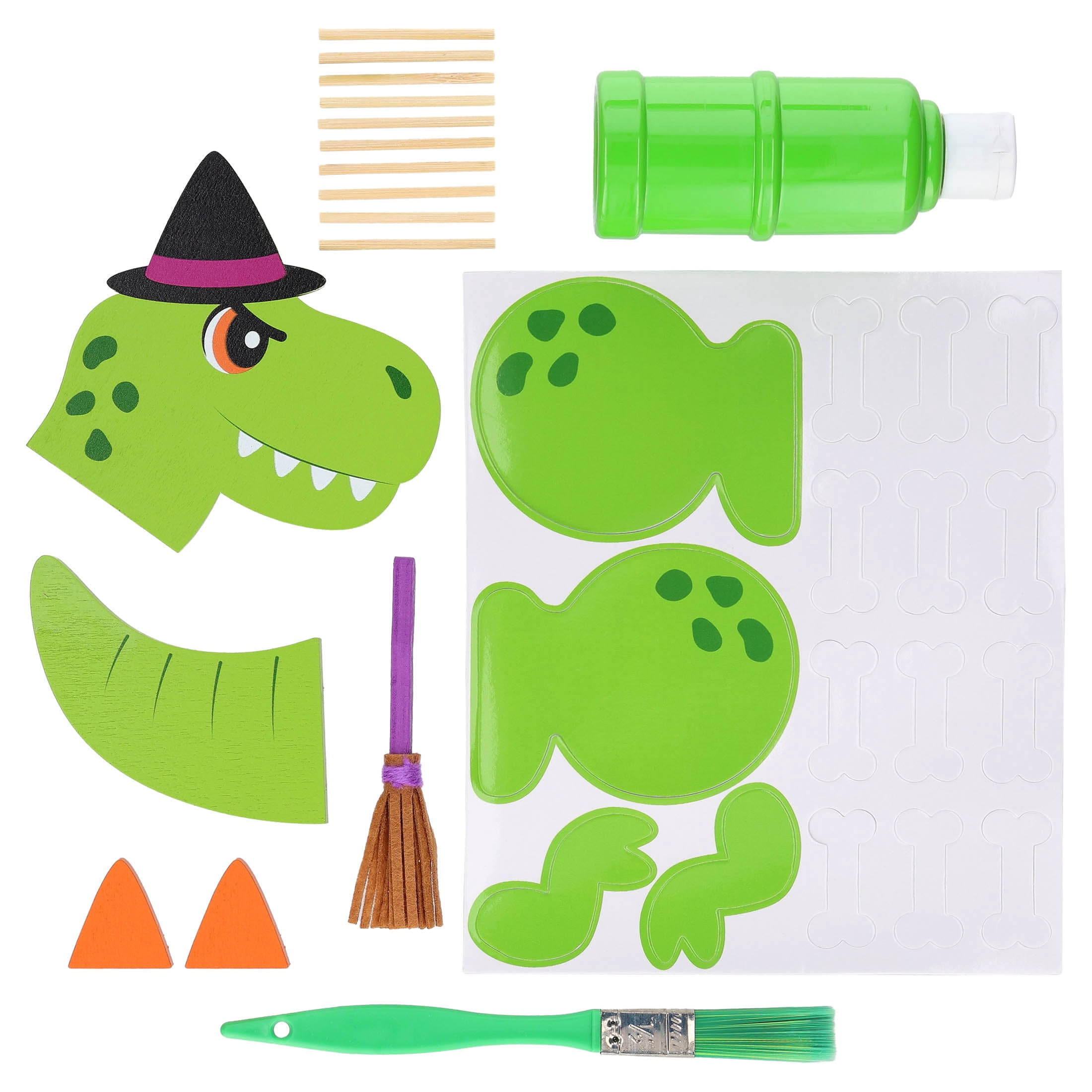 Dinosaur Pumpkin Decorating Kit, Multicolor, Halloween by Way To Celebrate