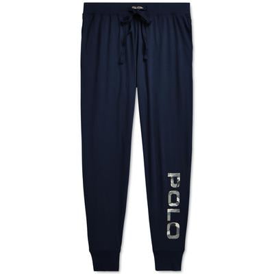 Polo Ralph Lauren Men's Logo Jogger Pajama Pants, Navy