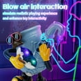 thumbnail image 2 of Electric Dancing Rock Saxophone Smooth with Music Light Noisy Intelligent Interactive toys Battery Powered Glowing Musical Blue, 2 of 5