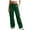 Army Green 1, variant on Women Stretch Wide Leg Cargo Trousers Elasticated High Waisted Sweatpants with Multiple Solid Color Drawstring Tracksuit Bottoms Lightweight Baggy Joggers Flared Bootcut Combat Pants Y2K Streetwear