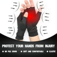 Aptoco Copper Arthritis Compression Gloves HalfFinger Hand Support
