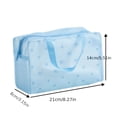 thumbnail image 2 of Waterproof Travel Toiletry Bag for Men and Women - Portable and Transparent Cosmetic Bag for Business and Beach Trips, 2 of 5