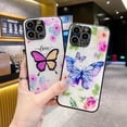 thumbnail image 2 of Cute Kawaii Colorful Butterfly Shell Texture Phonea Case Compatible with iPhone Case (Purple,iPhone 15 Pro Max), 2 of 7