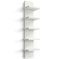 thumbnail image 1 of Estantería de pared Homaterial de 5 niveles, blanca, vertical, flotante, 1 of 7
