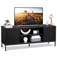 thumbnail image 1 of Mesa de TV para 65 - pulgada tv: moderno entertainment center con sliding doors, suitable para sala de estar y dormitorio, 1 of 7