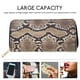 thumbnail image 4 of Cartera de mano de piel sintética con estampado de serpiente para mujer, bolso de mano con cremallera, 1 unidad, 4 of 7