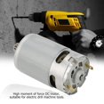thumbnail image 2 of Ccdes Industrial Two-speed 12 Teeth Gear DC Motor for Electric Drill Machine Tool Accessories, 12 Teeth Motor,Motor, 2 of 8