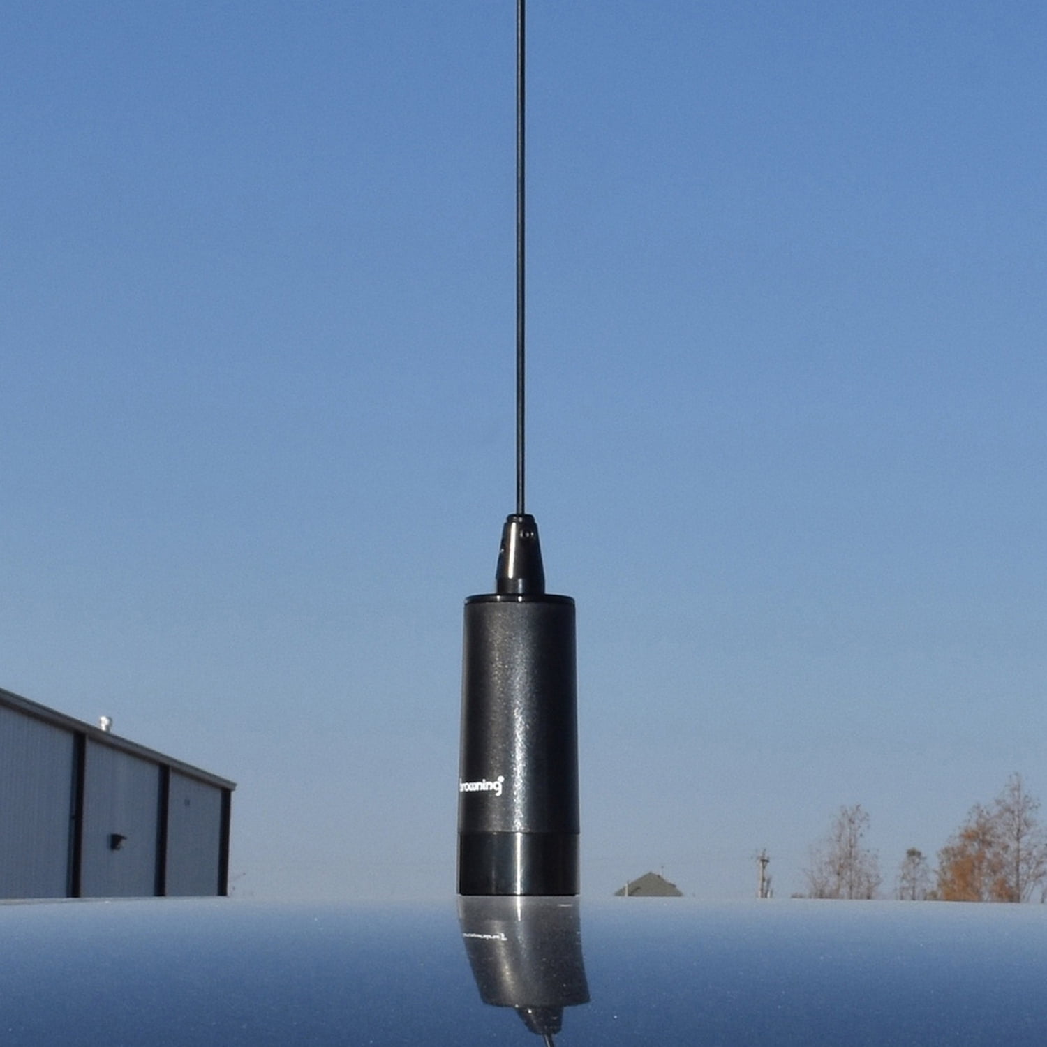 Browning 200-Watt Low-Band 26.5 MHz to 30 MHz Unity-Gain UHF Antenna with NMO Mounting (Black Base), Black Base