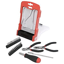 Realspace™ 31-Piece Precision Tool Set, Black/Red
