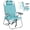 1Pcs/High, variant on Backpack Beach Chair with 5-Position Recline, Lay-Flat Folding Chair with Cooler Pouch, Storage Bag & Towel Bar, Lightweight Aluminum for Sand & Lawn, 1Pcs/Low, Light Green