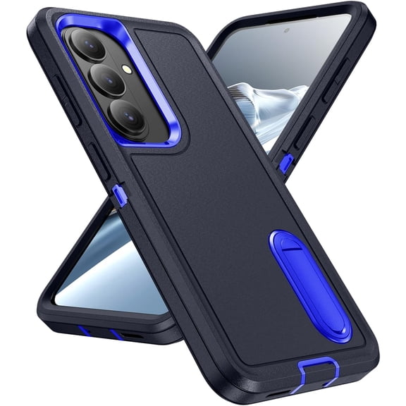 REQO for Samsung Galaxy S26 Ultra Case, Heavy Duty 3-Layer Full Body Protection [Military Grade] with Foldable Stand Durable Sturdy Shockproof Bumper Cover for Galaxy S26 Ultra