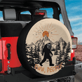 thumbnail image 3 of Lotusprinthandmade Bigfoot Funny Bigfoot Lover Spare Tire Cover With Backup Camera Hole 6 Sizes (32 in.), 3 of 7