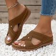 thumbnail image 2 of DAFEI Sandales de Plage Sandales de Plage pour Femmes Sandales de Plage pour Dames Chaussures Compensées d'Été Pantoufles pour Femmes Sandales Bohèmes Chaussures Mode, 2 of 5