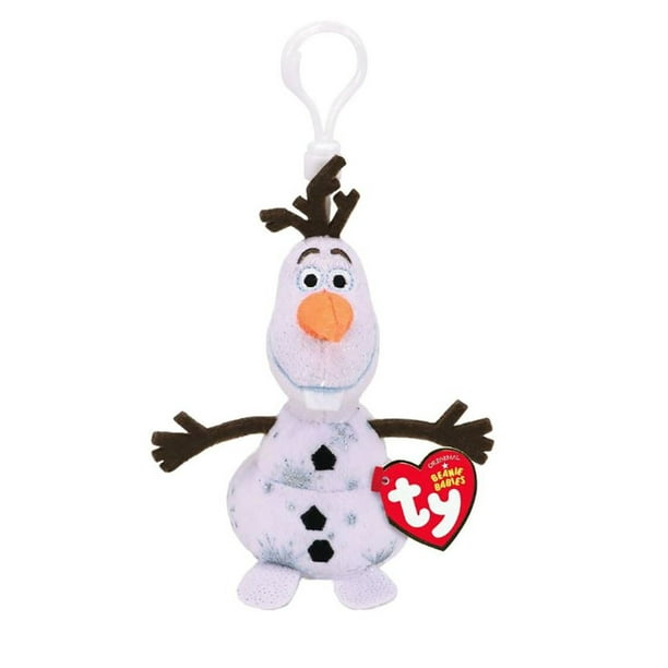 Ty Beanie Baby Frozen 2 Olaf Disney Plastic Key Clip 3 5 Inch Walmart Com