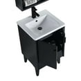 thumbnail image 4 of Venezian Collection - 20" Single Black Bathroom Vanity, - Black Handles.&nbsp;, 4 of 9