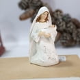 thumbnail image 3 of Estatua de y de inocencia, escultura navideña de Madre María, bebé Jesús, artesanía de víspera, colección de decoració Sunnimix Estatua de la Virgen y el Niño, 3 of 8