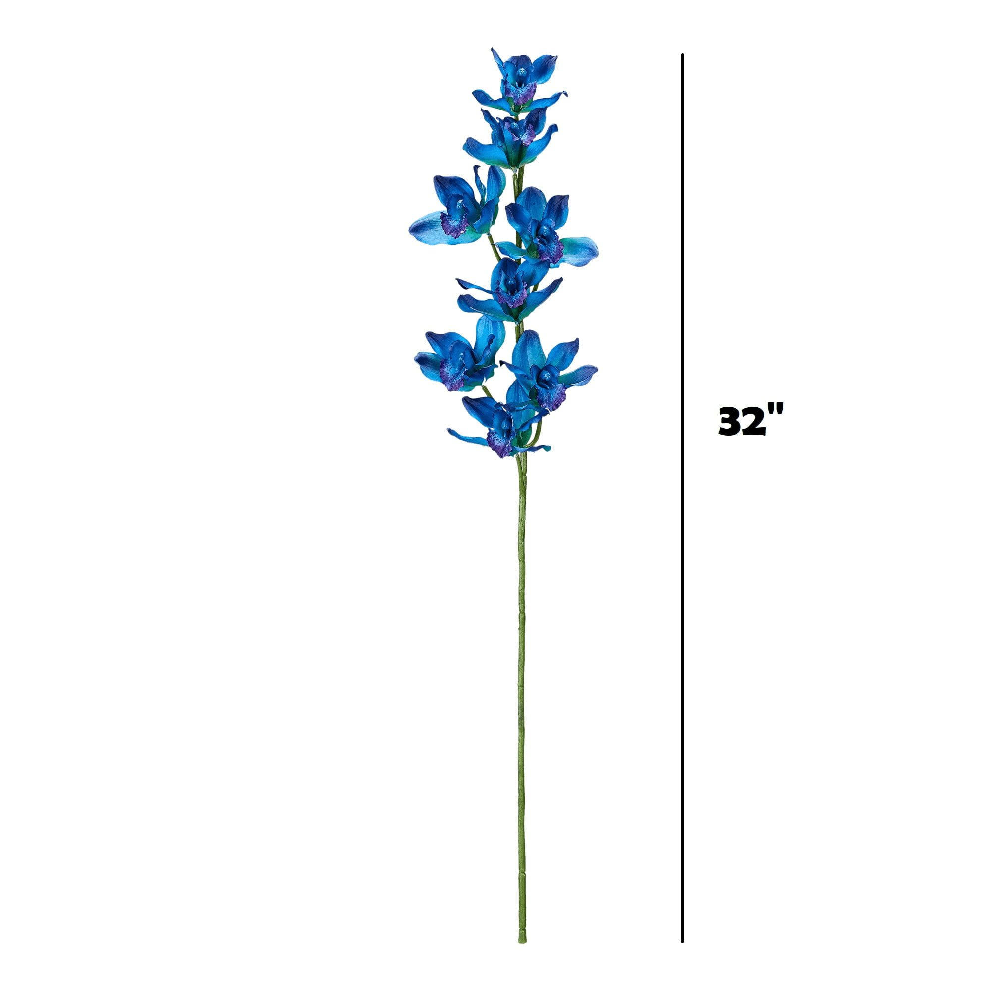 Mainstays 32" Artificial Blue Cymbidium Orchid Stem