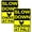 Chicken at Play, variant on Slow Down Speed Bumps Ahead Sign Metal MPH Slow Warning Traffic Road Street Sign 8X12inch,2PACK