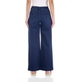 thumbnail image 3 of Rekkuna Women's Pull-On Stretchy and Soft Wide Leg Jean (8, Dark Wash Sandblast), 3 of 6