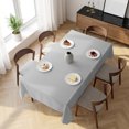 thumbnail image 3 of Gray Striped Table Cloth Waterproof Tablecloths, Modern Minimalist Vertical Stripes Lines Tablecloth Dining Table Cover for Kitchen Party Tabletop Outdoor, Rectangle Tablecloth 60x120 Inch, 3 of 9
