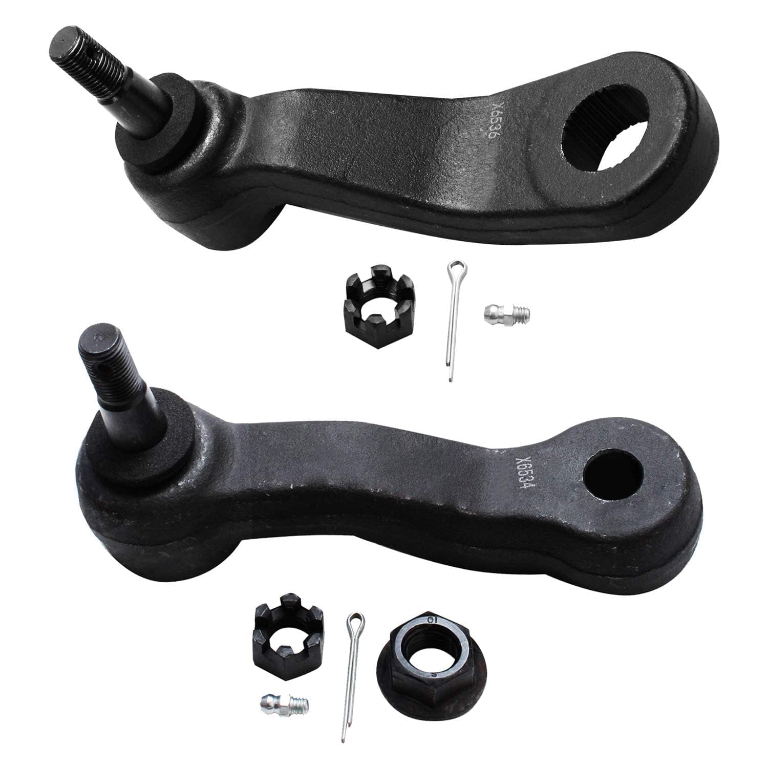 Detroit Axle - 19pc Front End Kit for Silverado Sierra Suburban Yukon XL 1500 Tahoe Upper Control Arms Ball Joints Sway Bars Tie Rods Wheel Bearing Hubs Replacement Front Rear Shock Absorbers
