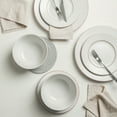 thumbnail image 6 of Earth & Clay Hazel 24-Piece Dinnerware Set Stoneware, Grey, 6 of 7