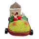 thumbnail image 4 of De Jardín De Navidad Vagón Rojo Santa Claus Conejo Resina Adornos De Jardín Al Aire Libre sonducket HA039224-00, 4 of 6