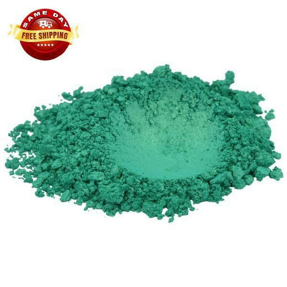 TRUE GREEN LUXURY MICA COLORANT PIGMENT POWDER COSMETIC GRADE 2 OZ