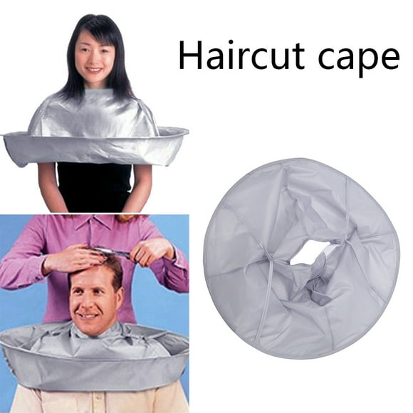 Hair Cutting Cloak Waterproof Umbrella Cape Foldable Salon Barber Waterproof Hairdressing Apron Kit for Adult Salon and Home