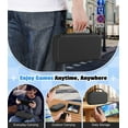 thumbnail image 6 of Hard Shell Carrying Case Compatible with Nintendo Switch 2, Portable Travel Carry Case with 10 Card Slots for Switch 2 Accessories and Games, Black, 6 of 8