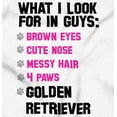 thumbnail image 2 of What I Look In Guys Golden Retriever Women's Plus Size Graphic Tee Brisco Brands 5X, 2 of 5