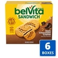 thumbnail image 3 of belVita Breakfast Sandwich Dark OIF8&nbsp;Chocolate Creme Breakfast Biscuits, 30 Total Packs, 6 Boxes (2 Sandwiches Per Pack), 3 of 4