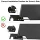 thumbnail image 3 of Sidaley Kit de reparación de visera parasol Reparación de visera Compatible con JK 2018/2018-2022/Gladia-tor 2020-2022 Durable Vehículos, repuestos y accesorios Mis, 3 of 6