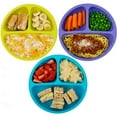 thumbnail image 5 of EVLA’s 9-Piece Silicone Toddler Plates and Bowls Set with Airtight Lids, 5 of 7