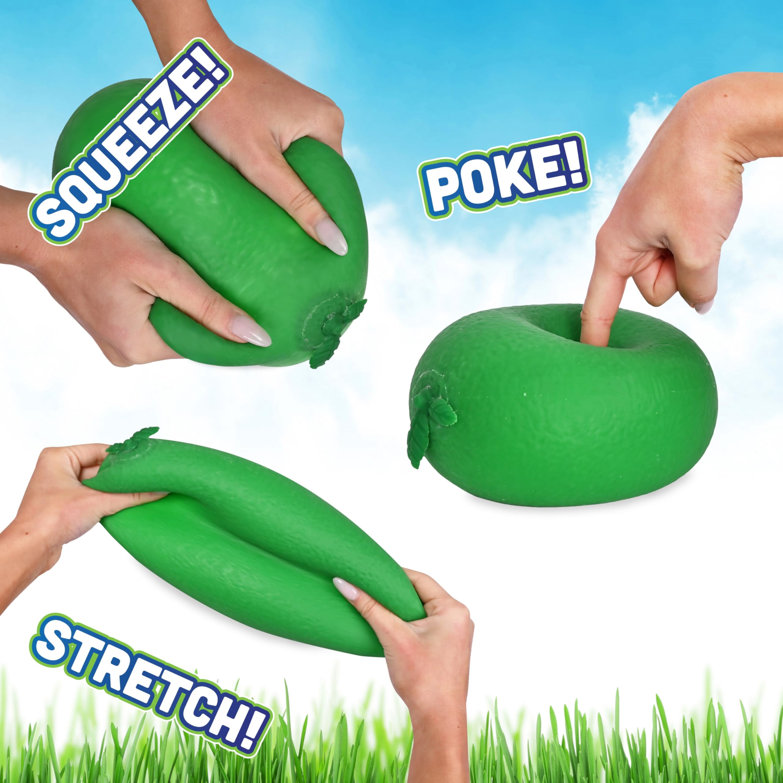 Giant Fruit Jumbo Squishies Lime Squishy Tool, Toymendous Adult Sensory Decompression Supply (1 Pc)