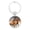 13002204Color, variant on Alloy Glass Keychain with Exquisite Craftsmanship, Durable Key Ring for Women, Men, and Purse Accessories, 25mm Glass Diameter