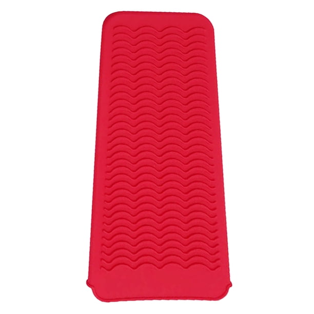 Bolsa de almohadilla de silicona resistente al calor, adecuada para plancha, rizador, permanente del cabello, herramientas de salón, electrodomésticos,