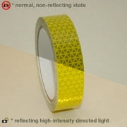 Oralite (Reflexite) V98 Microprismatic Conspicuity Tape: 1 in x 15 ft. (Fluorescent Yellow)