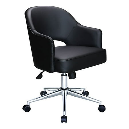UPC: 0751118048605 | Boss Office Products 23.5 x 27.5 x 34.5 in. Vinyl Task Chair  Black