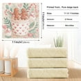 thumbnail image 3 of 6PCS Dish Towels and Dish Cloths Reuseable Dishcloths Sets for Washing Dishes, Cooking, Baking Size 11" x 11" Cute Christmas Design, 3 of 9