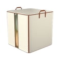 thumbnail image 1 of Xihbxyly Bolsa de Tela No Tejida, Gran Capacidad, Cierre de Doble Cremallera, Organizador Portátil y Plegable, Ideal para El Hogar y La Oficina, Fácil de Transportar., 1 of 2